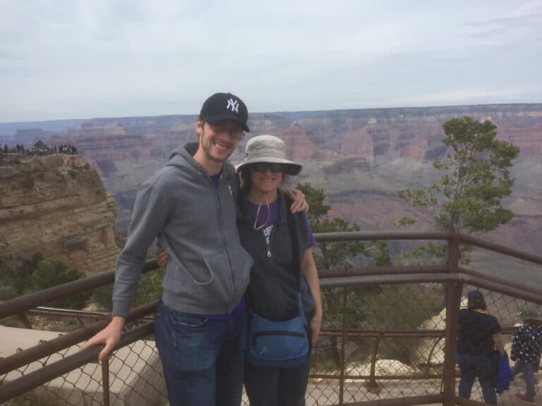 Liz D'Aloia at the Grand Canyon